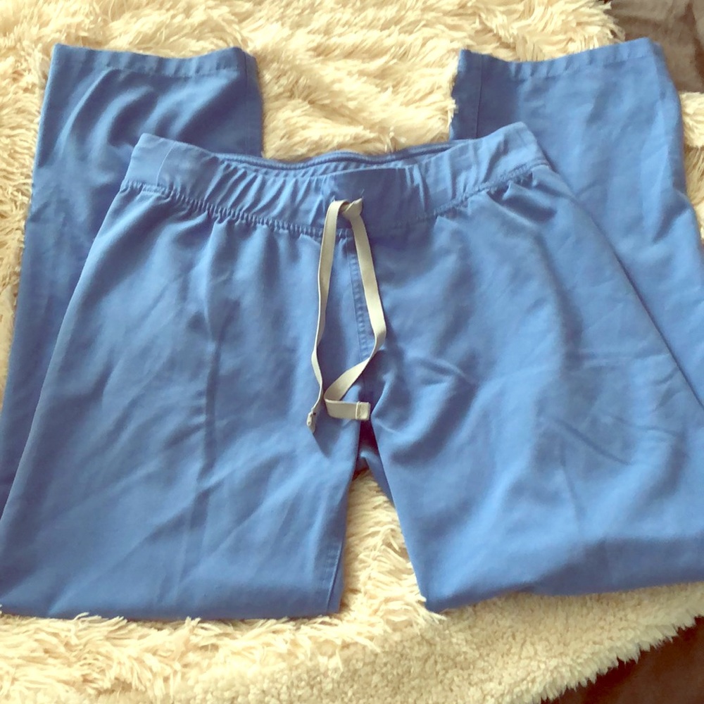 Figs Livingston ceil blue scrub pants